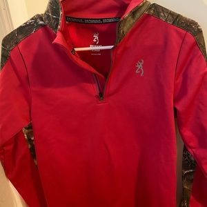 Womens browning workout  sweatshirt